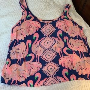 Lily Pulitzer flamingo tank